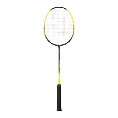 Yonex Badminton Racket Nanoflare TX (head-heavy, medium) 2024 black/yellow - strung -